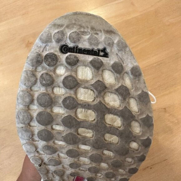 Adidas Primeblue Sneakers Womens Sz 6.5 White Green Stripe Running Shoe Athletic - Picture 9 of 9